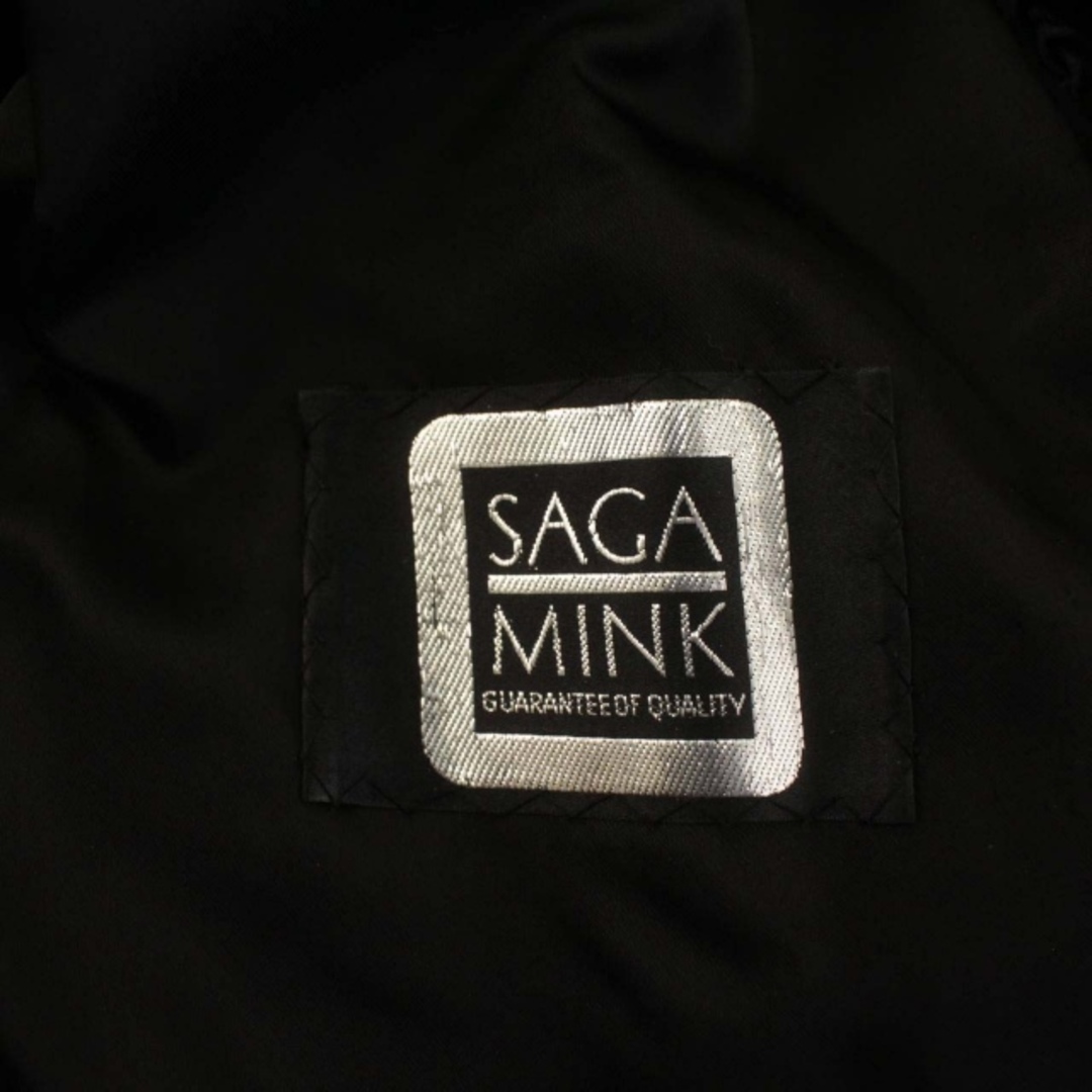 SAGA MINK サガミンク ミンク コート ダークブラウン 13号