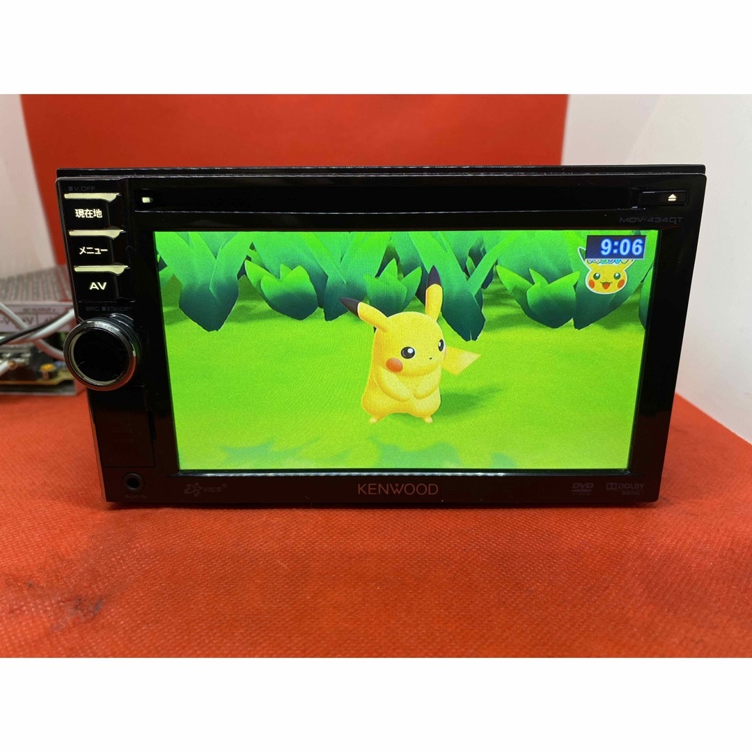 KENWOOD - KENWOOD 簡単操作 MDV-434DT フルセグ 新品バックカメラ付き