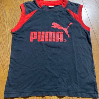 プーマ(PUMA)のPUMA タンクトップ　ノースリーブ　黒(Tシャツ/カットソー)