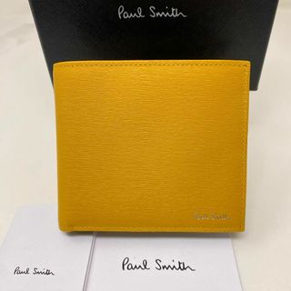 ポールスミス(Paul Smith)の✨先着1点限り✨ ポールスミス 二つ折り財布 ストライプ イエロー(財布)