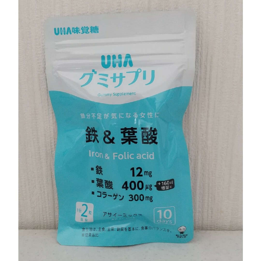 UHA味覚糖(ユーハミカクトウ)のUHA味覚糖 グミサプリ 鉄&葉酸 110日分 220粒 食品/飲料/酒の健康食品(その他)の商品写真