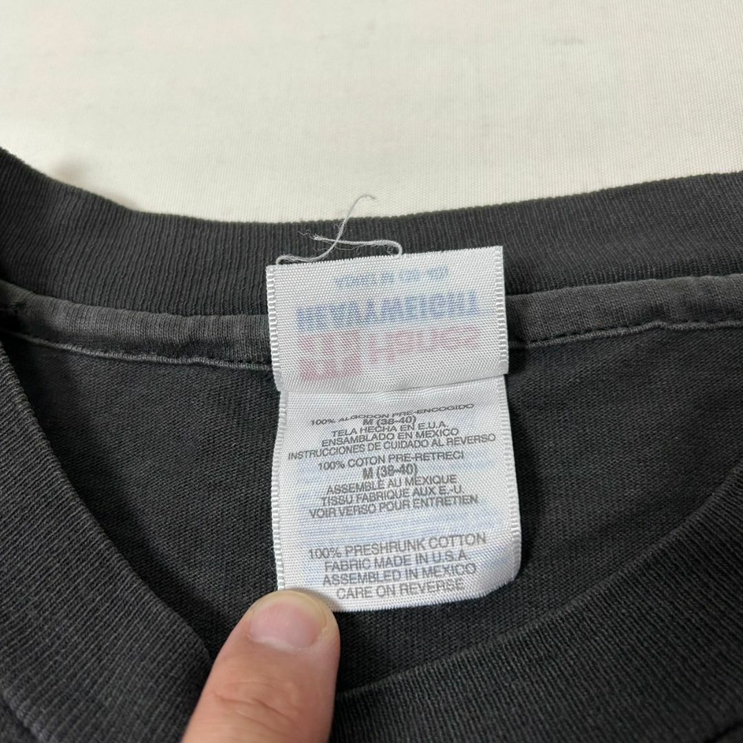 Hanes ヘインズ 80-90s USA製 老舗 企業もの Tシャツ L 黒