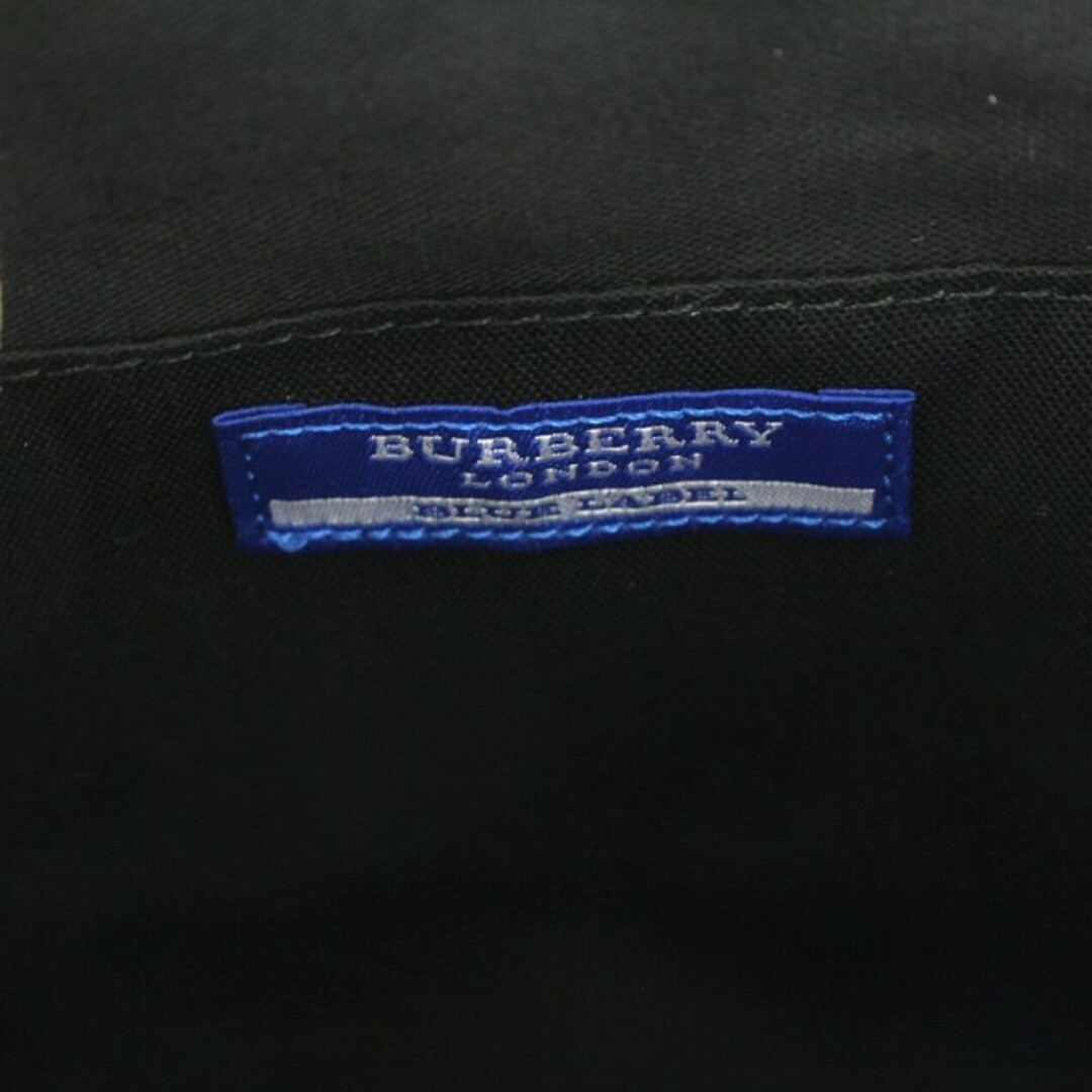 BURBERRY BLUE LABEL(バーバリーブルーレーベル)のバーバリーブルーレーベル トートバッグ ボーダー 黒 白 レディースのバッグ(トートバッグ)の商品写真