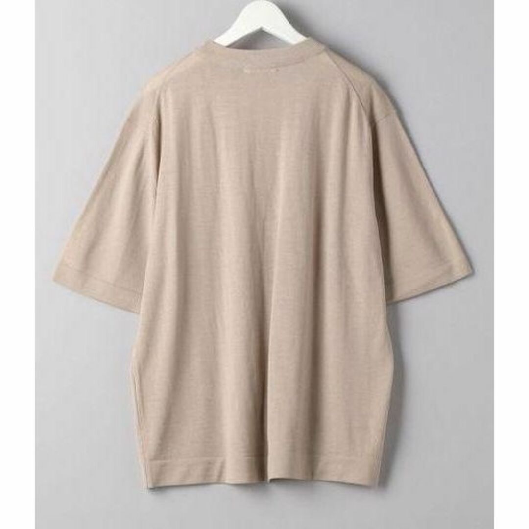 UNITED ARROWS(ユナイテッドアローズ)の【 未使用 】ハイツイスト WO ニットTEE S【 BEIGE 】 メンズのトップス(ニット/セーター)の商品写真