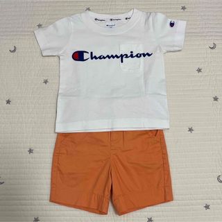 チャンピオン(Champion)のチャンピオン　ロゴTシャツコーデ・ラルフローレンパンツ　セット(Tシャツ/カットソー)