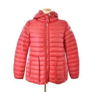 モンクレール ライトダウンジャケット レディース サイズ1  レッド MONCLER | ファッション ブランド 軽量 秋冬 インナーダウン 赤色 女性 ABランク