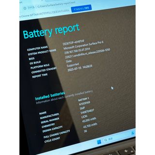 未使用に近い　Surface Pro 6 Pro6 i5 8 SSD128GB