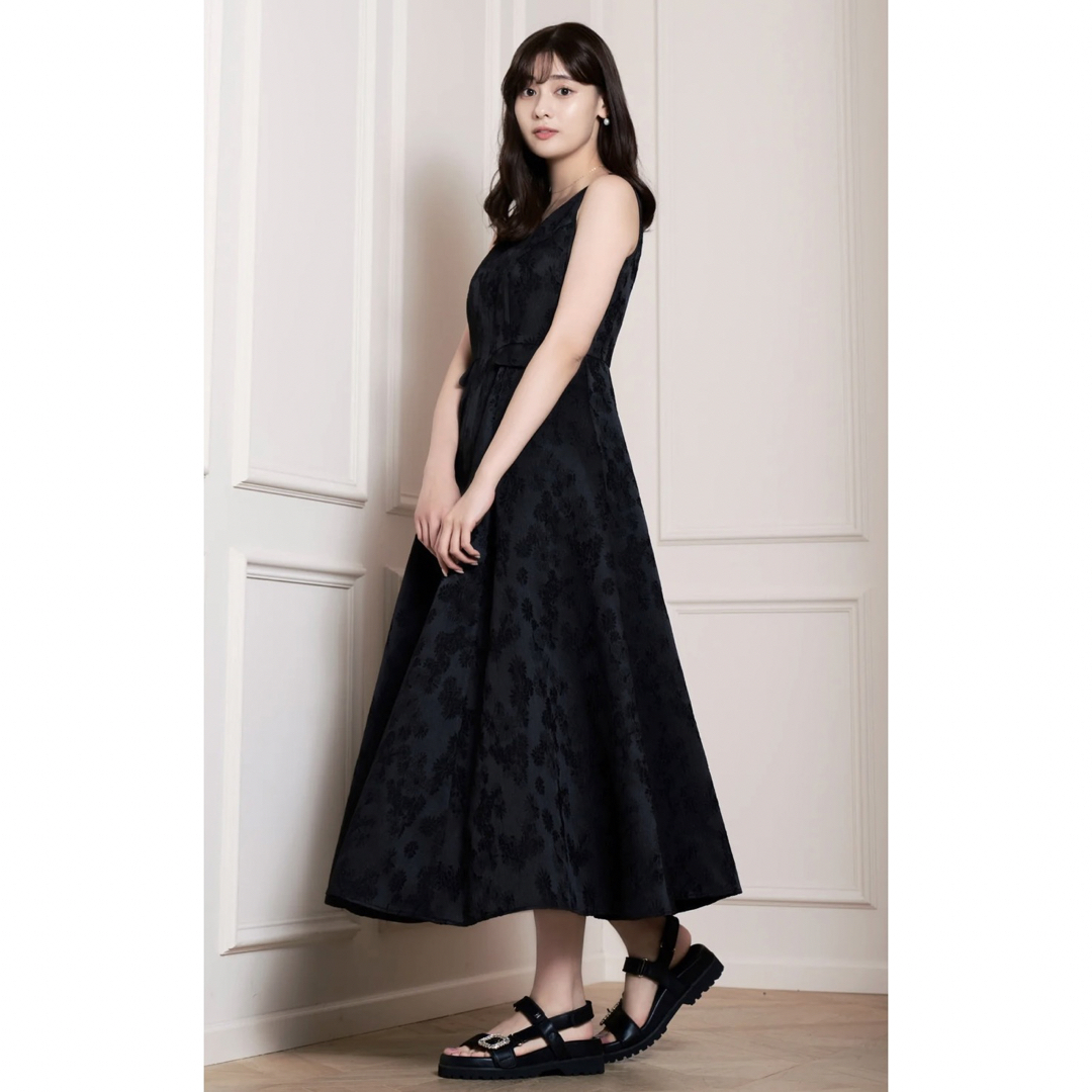 ゆったり柔らか herlipto Classic Floral Jacquard Dress | www