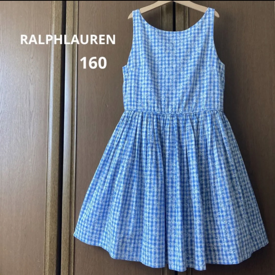 Ralph Lauren - ラルフローレン 爽やか サマー ワンピース チェック 花
