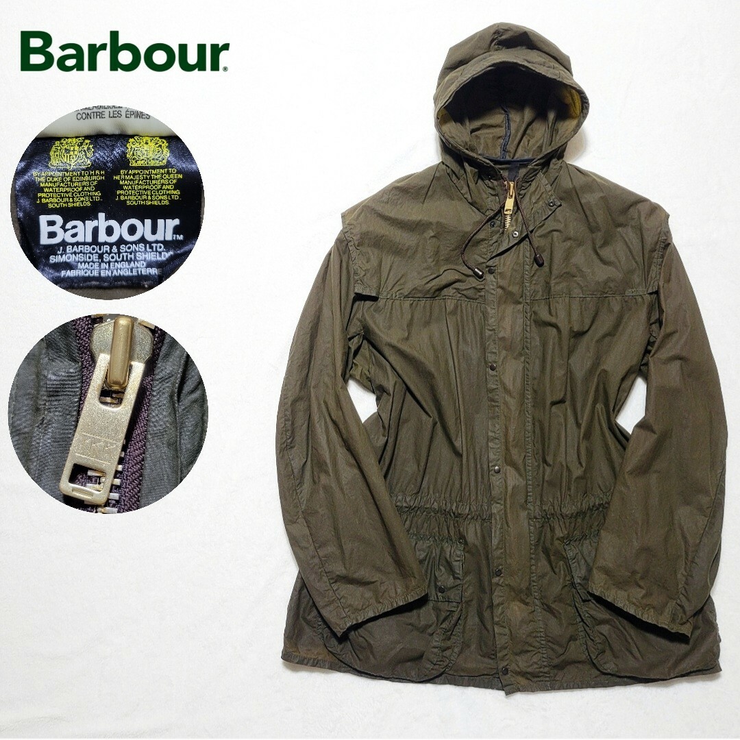 Barbour(バーブァー)の【極極稀少】バブアー　ダーハム ダラム 2ワラント YKK棒ジップ セージ 42 メンズのジャケット/アウター(ミリタリージャケット)の商品写真