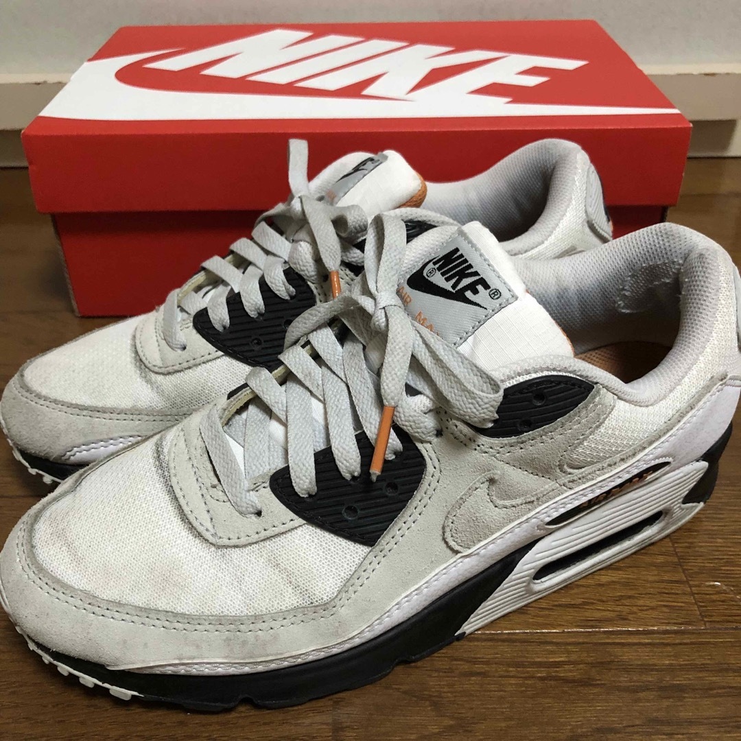 NIKE ナイキ 27.0cm AIR MAX エアーマックス 白 グレー 黒 - スニーカー