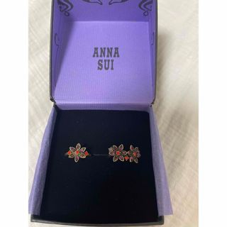 アナスイ(ANNA SUI)のアナスイ　フラワーモチーフ　リング　2本セット　花　ラインストーン　指輪(リング(指輪))