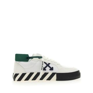 オフホワイト(OFF-WHITE)のIvory suede Low Vulcanized sneakers(スニーカー)