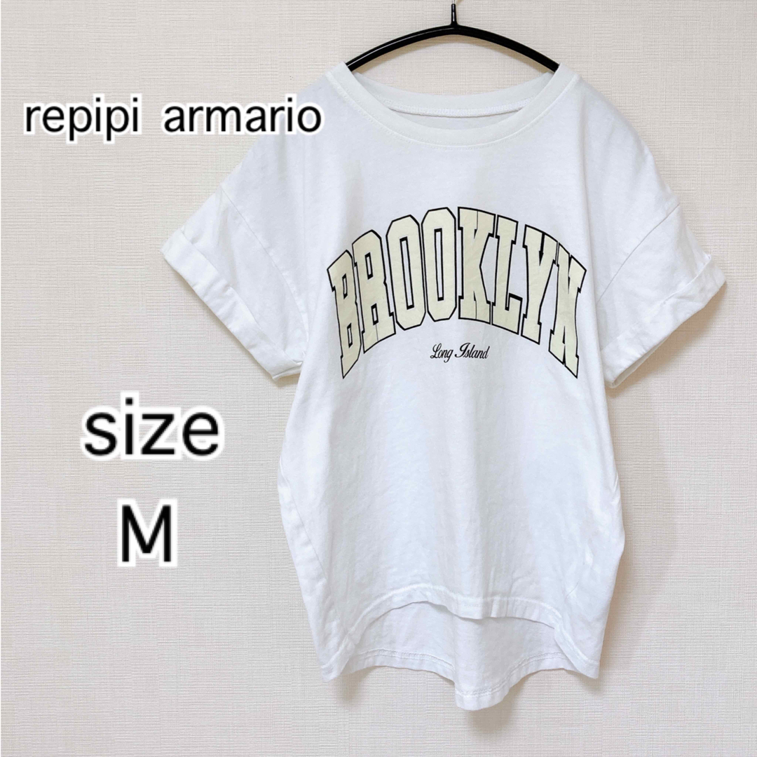 repipi armario(レピピアルマリオ)の[REPIPI ARMARIO]レピピアルマニオ　ビックロゴ　Tシャツ M レディースのトップス(Tシャツ(半袖/袖なし))の商品写真