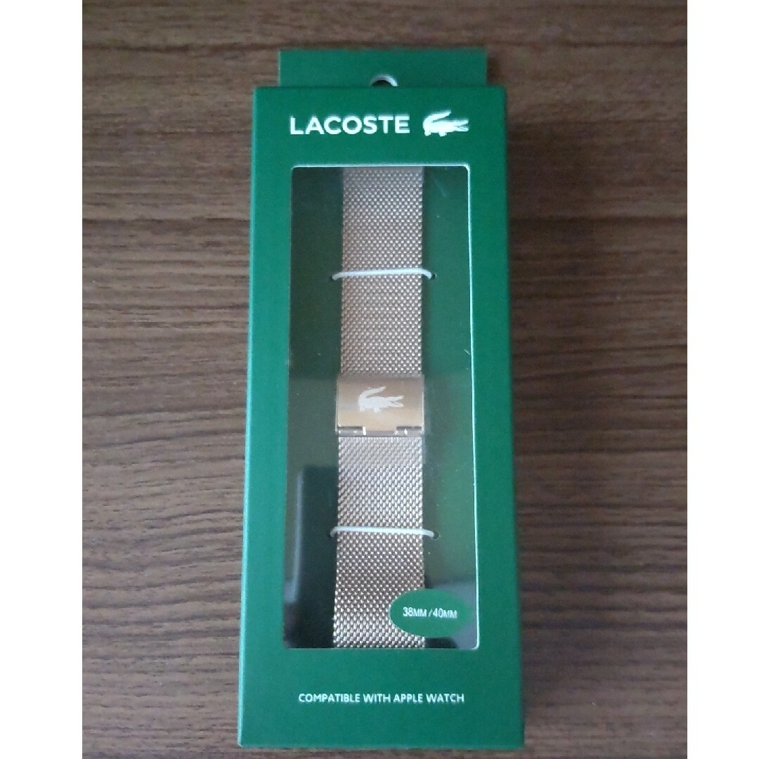 ベルト調整☆新品　LACOSTE　アップルウォッチ専用ベルト　2050023