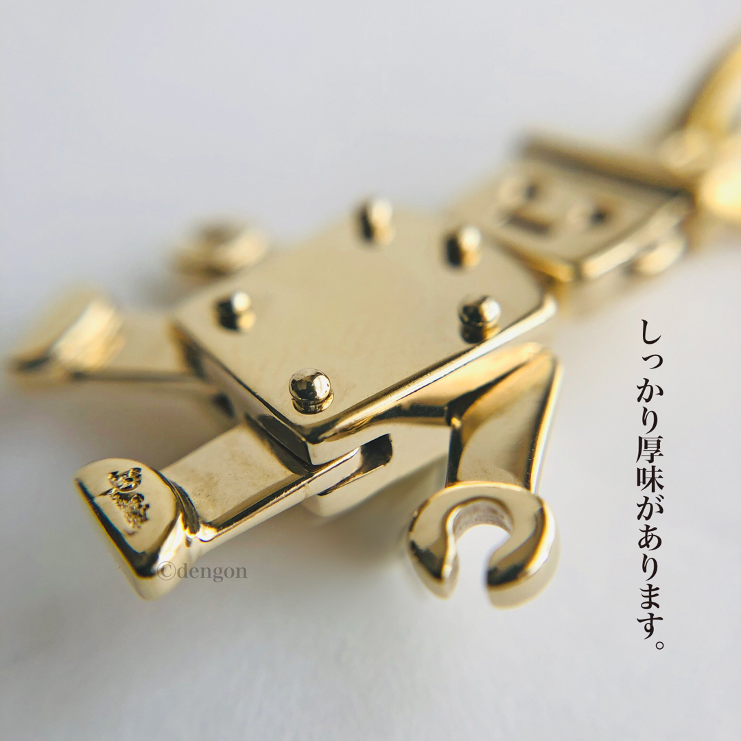 【希少】ポメラート チャーム ロボット K18WG&YG ペンダントトップ 【希少】ポメラート チャーム ロボット K18WG&YG ペンダントトップ
