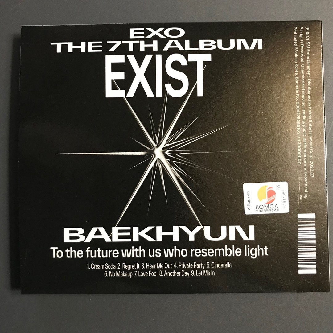 EXO EXO アルバム【EXIST】ベッキョン ver.の通販 by K|エクソならラクマ ディオ CreamSoda POPUP ランダム B ver.
