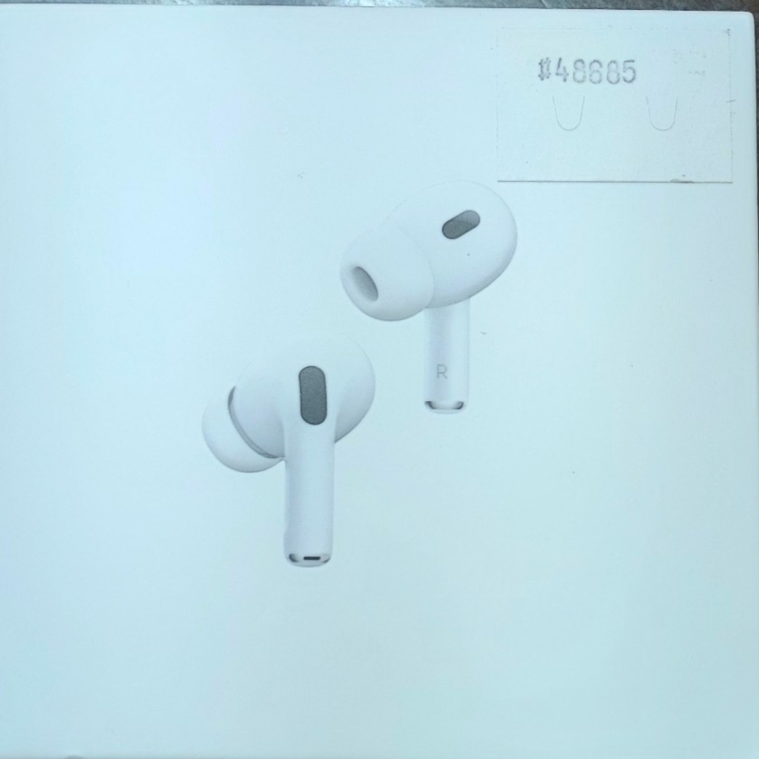 Apple(アップル)のAirPods Pro2 第2世代 MQD83J/A スマホ/家電/カメラのオーディオ機器(ヘッドフォン/イヤフォン)の商品写真