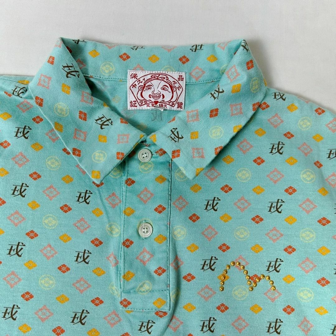 EVISU GOLF エヴィス ゴルフ 家紋 モノグラム カモメ ポロシャツ 通販