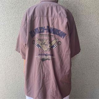 ハーレーダビッドソン(Harley Davidson)のHARLEY DAVIDSON バックプリントシャツ ヴィンテージシャツ(Tシャツ/カットソー(半袖/袖なし))