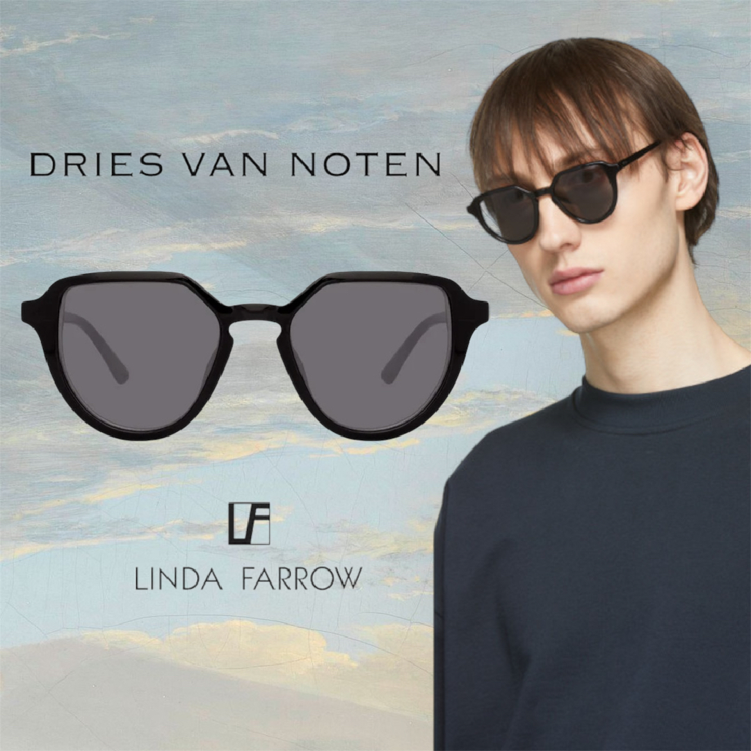 DRIES VAN NOTEN × LINDA FARROW サングラス48□19-140製造国