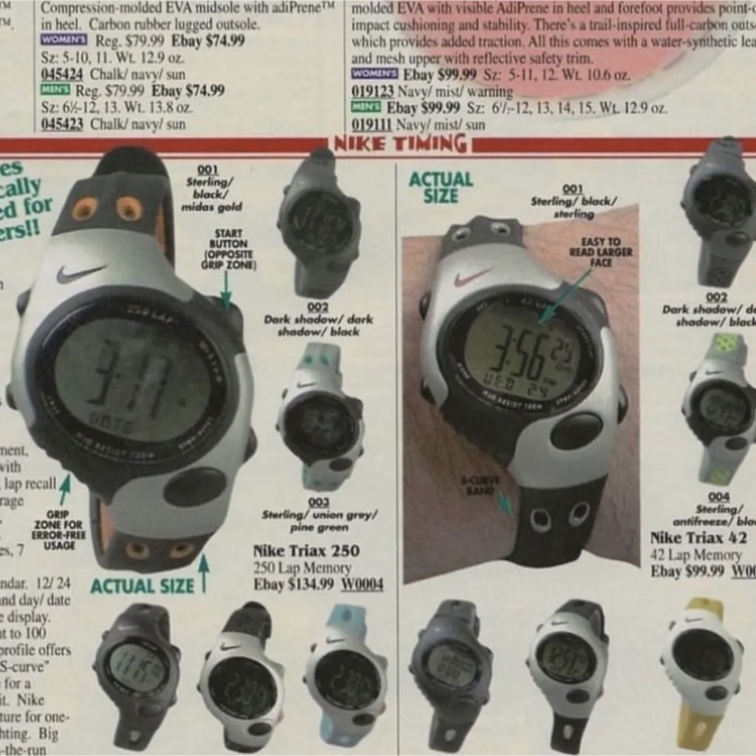 00s Nike watch ナイキ腕時計　時計　テック　稼働品