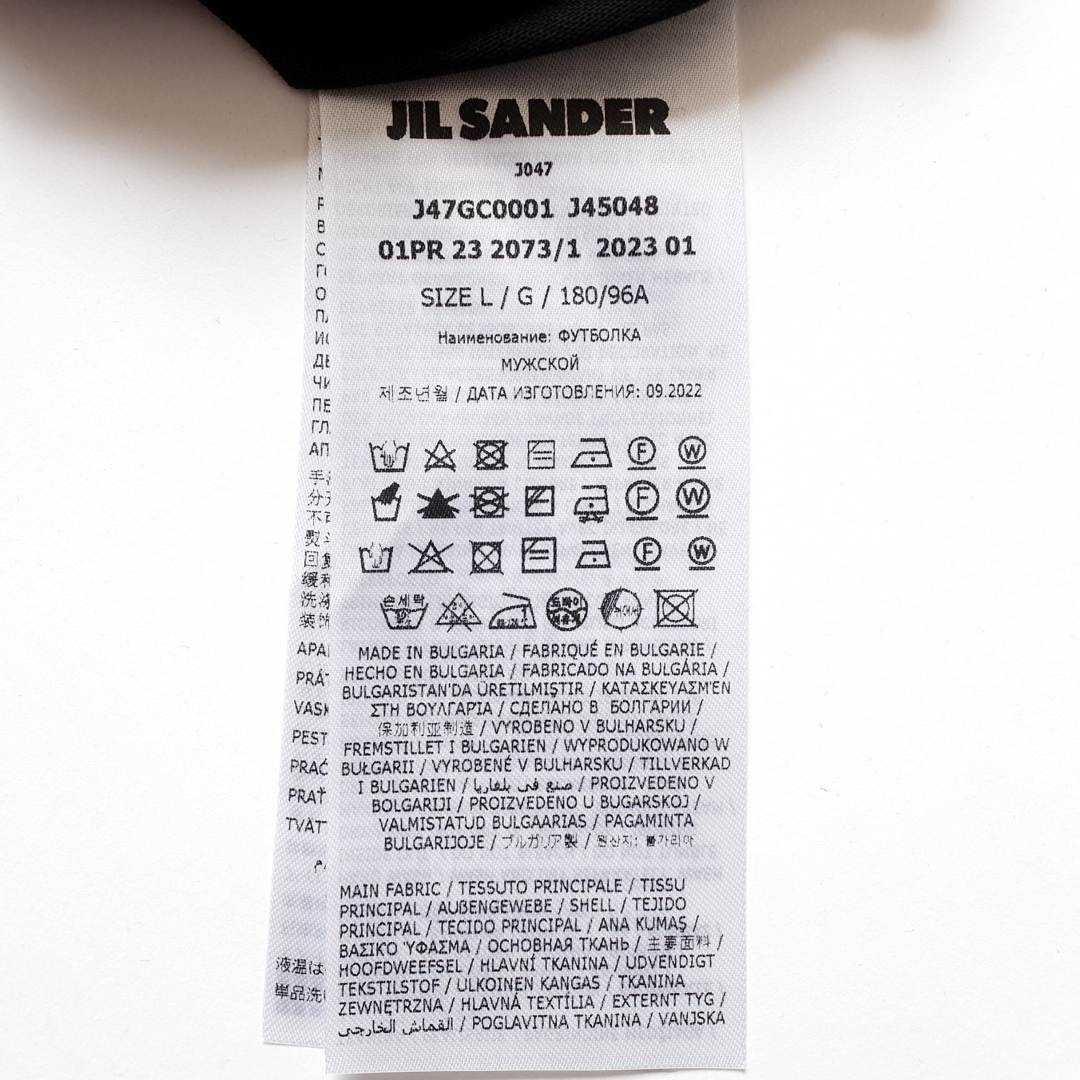 Jil Sander(ジルサンダー)の新品正規品 jil sander + メンズ 3パック Tシャツ ブラック L メンズのトップス(Tシャツ/カットソー(半袖/袖なし))の商品写真