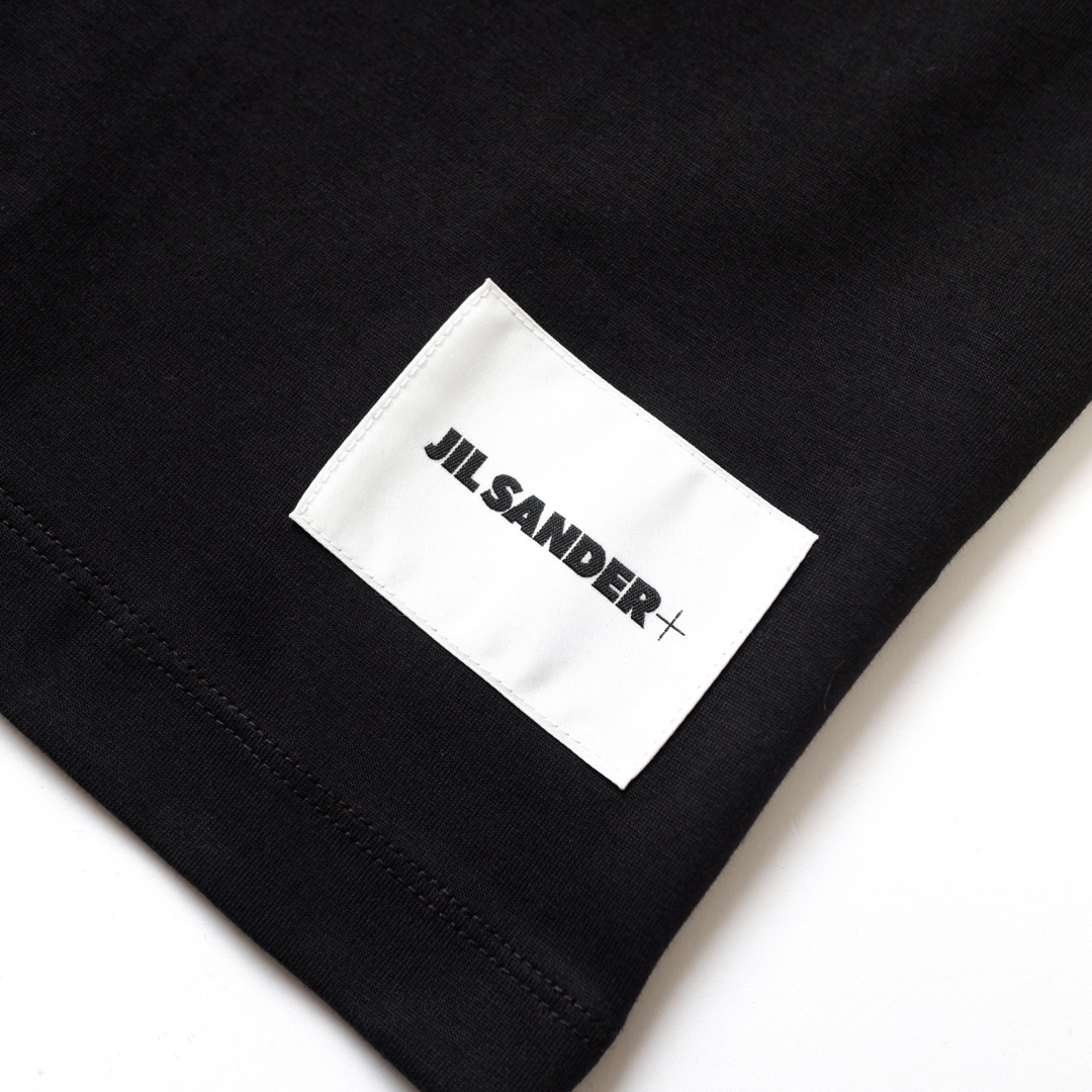 Jil Sander(ジルサンダー)の新品正規品 jil sander + メンズ 3パック Tシャツ ブラック L メンズのトップス(Tシャツ/カットソー(半袖/袖なし))の商品写真