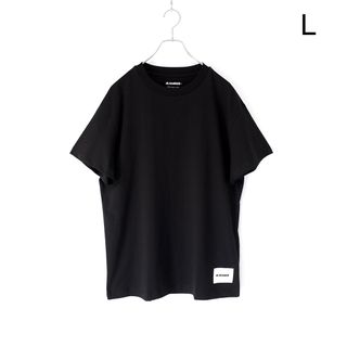 ジルサンダー(Jil Sander)の新品正規品 jil sander + メンズ 3パック Tシャツ ブラック L(Tシャツ/カットソー(半袖/袖なし))