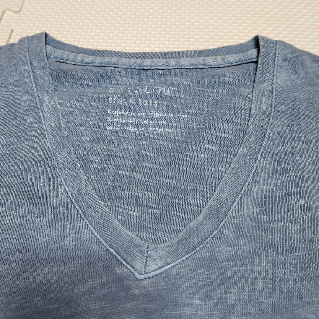 BAYFLOW(ベイフロー)のベイフロー 胸ポケット 半袖Vネック メンズのトップス(Tシャツ/カットソー(半袖/袖なし))の商品写真