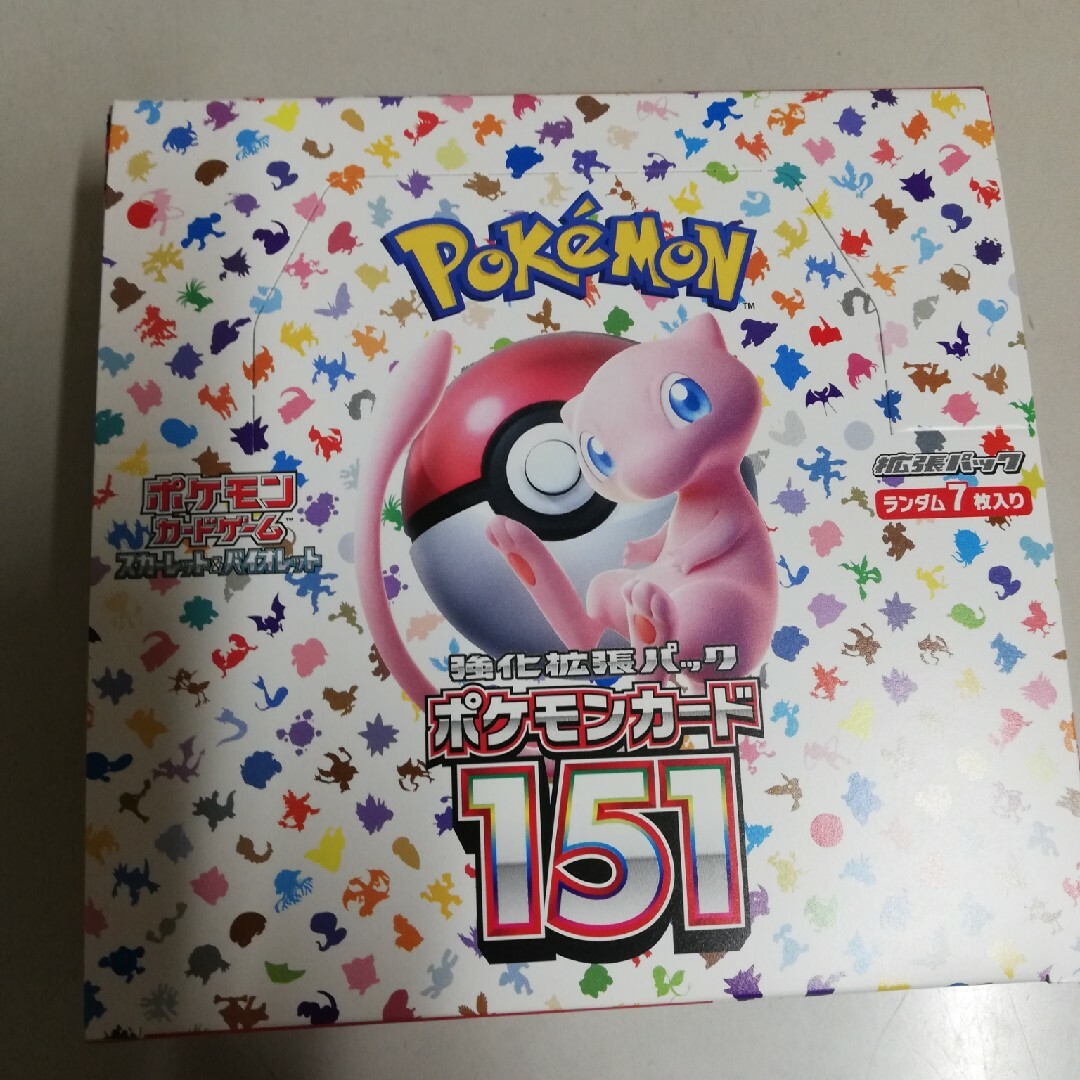 スカーレット＆バイオレット 強化拡張パック ポケモンカード151 1BOX