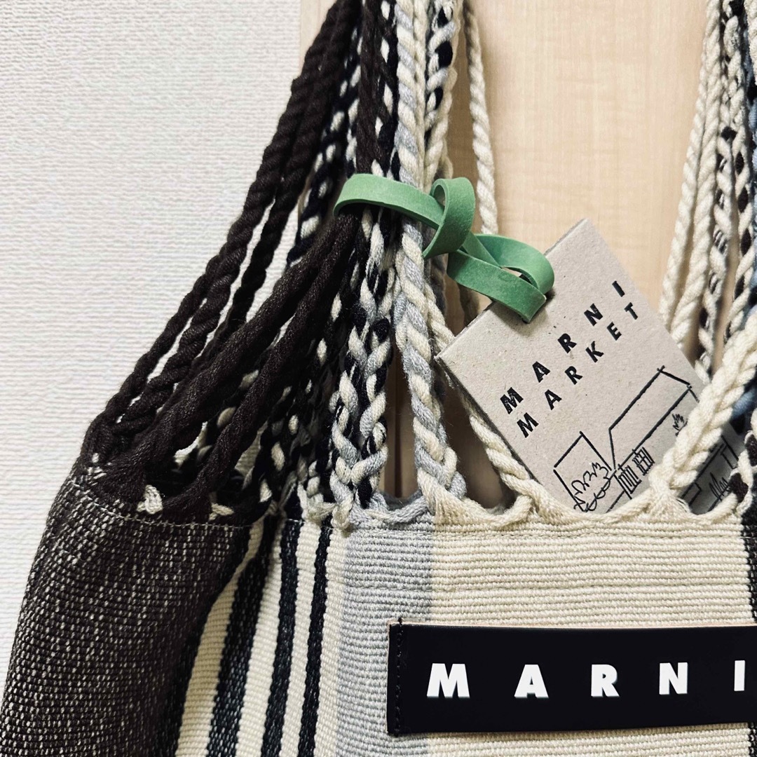 保存袋付　MARNI　マルニマーケット ニットバック