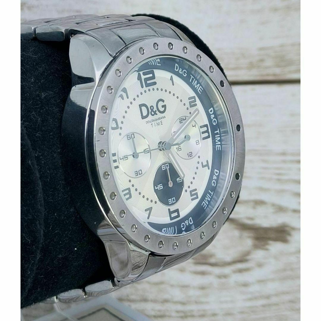 動作品 ドルチェ＆ガッバー 腕時計 ドルガバ D&G クロノグラフ 定価8万円-