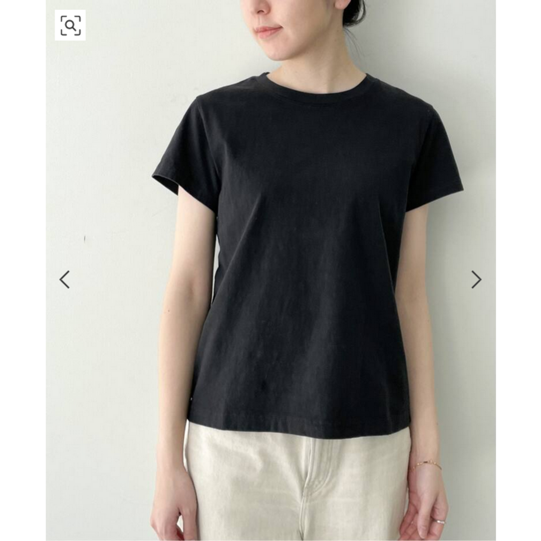 新品 アパルトモン レミレリーフ コンパクト Tシャツ ブラック