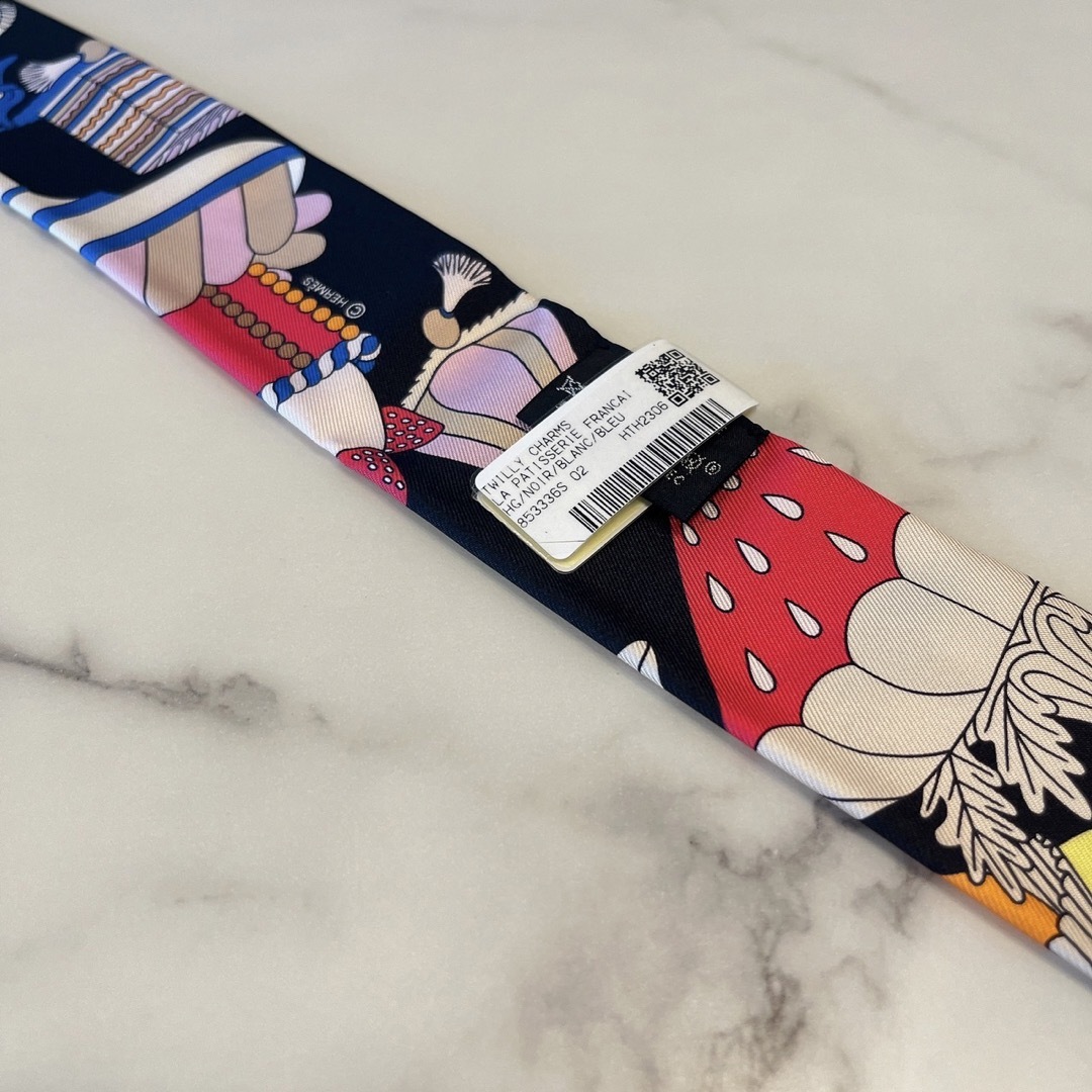 新品 エルメス ツイリー パティスリーフランセーズ 黒-