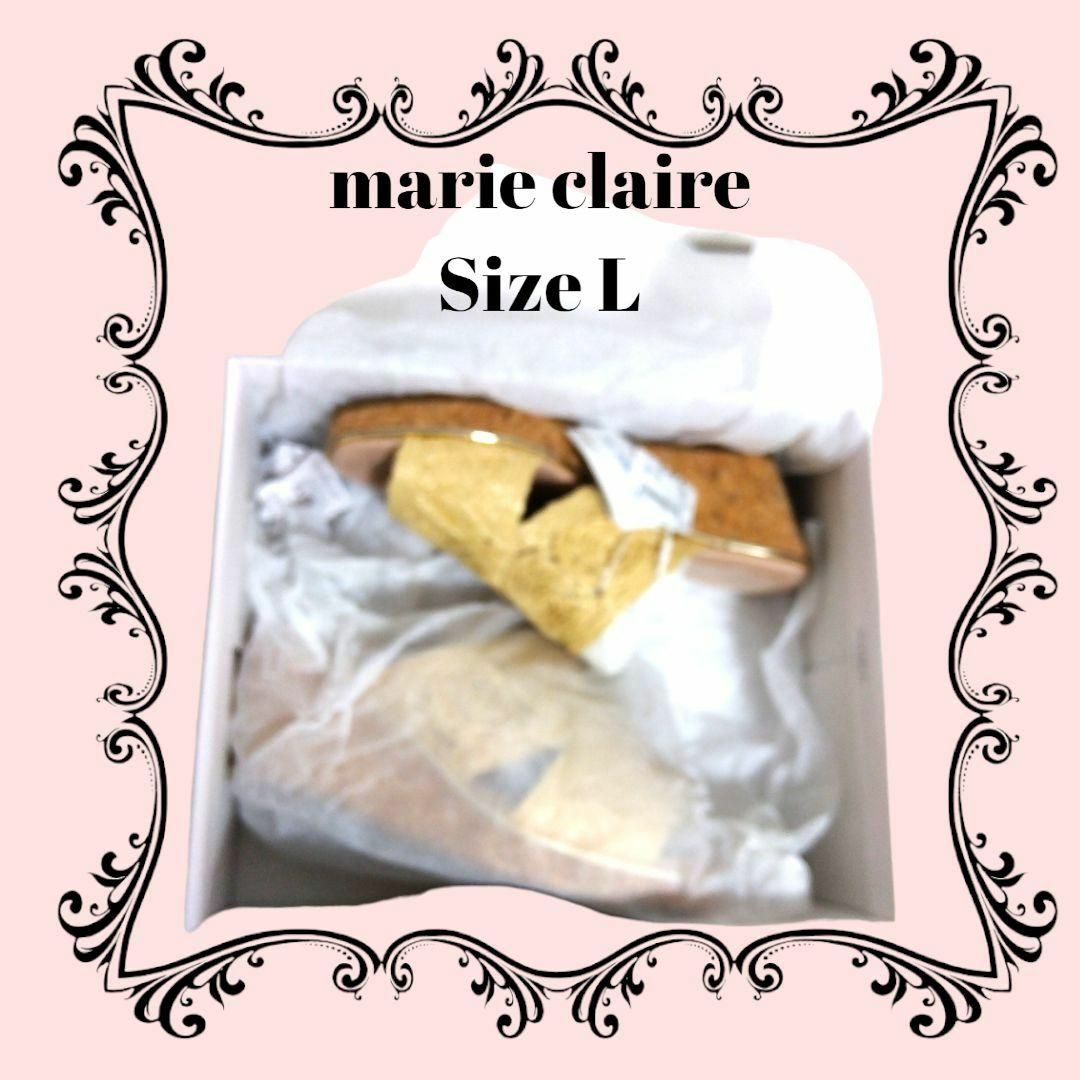 marie claire bis(マリクレールビス)の【新品  送料無料】L 24-24.5cm　マリ クレール 　ウェッジサンダル レディースの靴/シューズ(サンダル)の商品写真