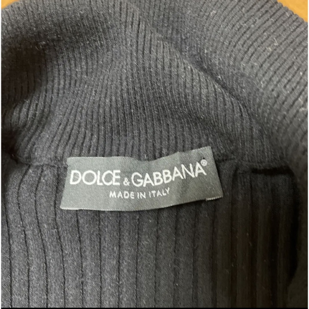 DOLCE&GABBANA(ドルチェアンドガッバーナ)のドルチェ&ガッバーナ　ハイネックセーターフロントジップ46(M)美品です メンズのトップス(ニット/セーター)の商品写真