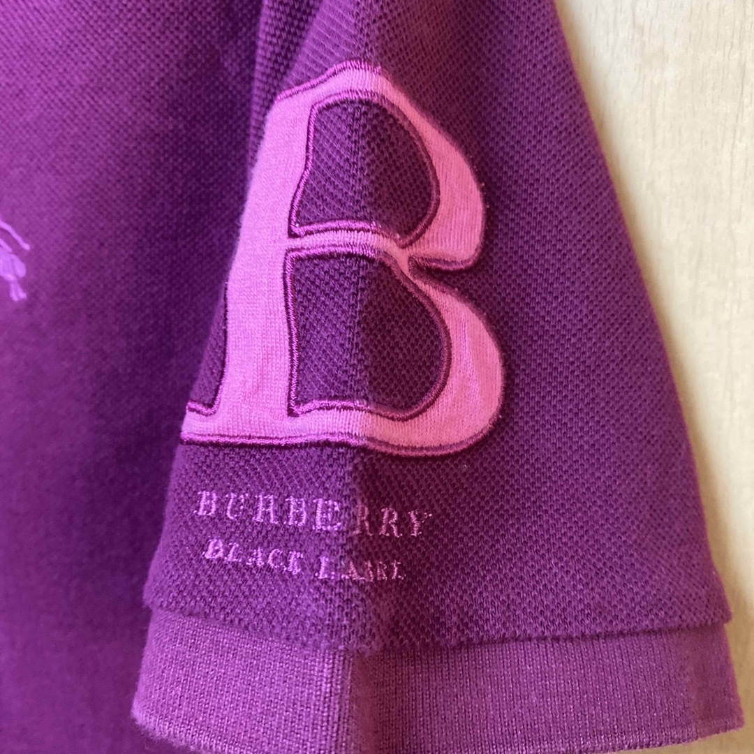 BURBERRY BLACK LABEL(バーバリーブラックレーベル)のBurberry バーバリー ブラックレーベル　 半袖ポロシャツ　 2サイズ  レディースのトップス(ポロシャツ)の商品写真