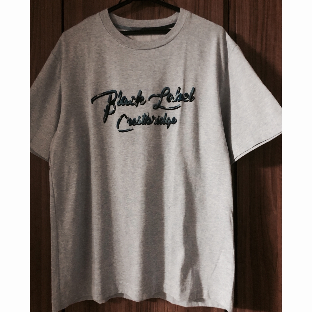 BLACK LABEL CRESTBRIDGE(ブラックレーベルクレストブリッジ)のBLACK LABEL CRESTBRIDGE  ロゴフロッキープリントT メンズのトップス(Tシャツ/カットソー(半袖/袖なし))の商品写真