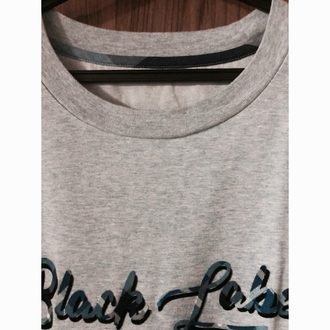 BLACK LABEL CRESTBRIDGE(ブラックレーベルクレストブリッジ)のBLACK LABEL CRESTBRIDGE  ロゴフロッキープリントT メンズのトップス(Tシャツ/カットソー(半袖/袖なし))の商品写真