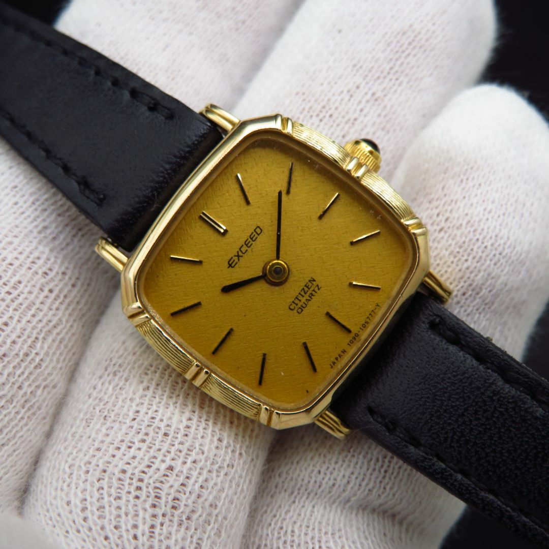 CITIZEN - CITIZEN EXCEED 14K 金製 腕時計 ゴールドの通販 by CITIZEN - CITIZEN EXCEED 14K 金製 腕時計 ゴールドの通販 by
