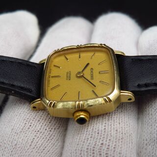 CITIZEN EXCEED 14K 金製 腕時計 ゴールド