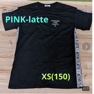 ピンクラテ(PINK-latte)のPINK-latte ピンクラテ　ワンピース　Tシャツ XS(150)(ワンピース)