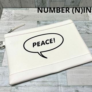 ナンバーナイン(NUMBER (N)INE)のナンバーナイン NUMBER (N)INE クラッチバッグ バッグ ホワイト(セカンドバッグ/クラッチバッグ)