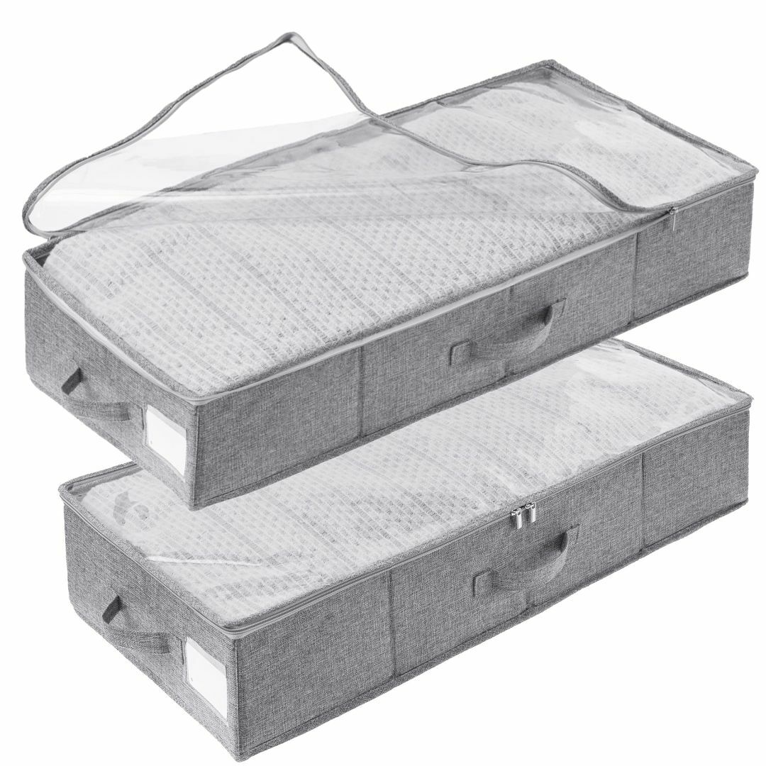 ベッド下収納ボックス 2個セット 折り畳み ベッド下収納ケース 布団収納袋 ベッ
