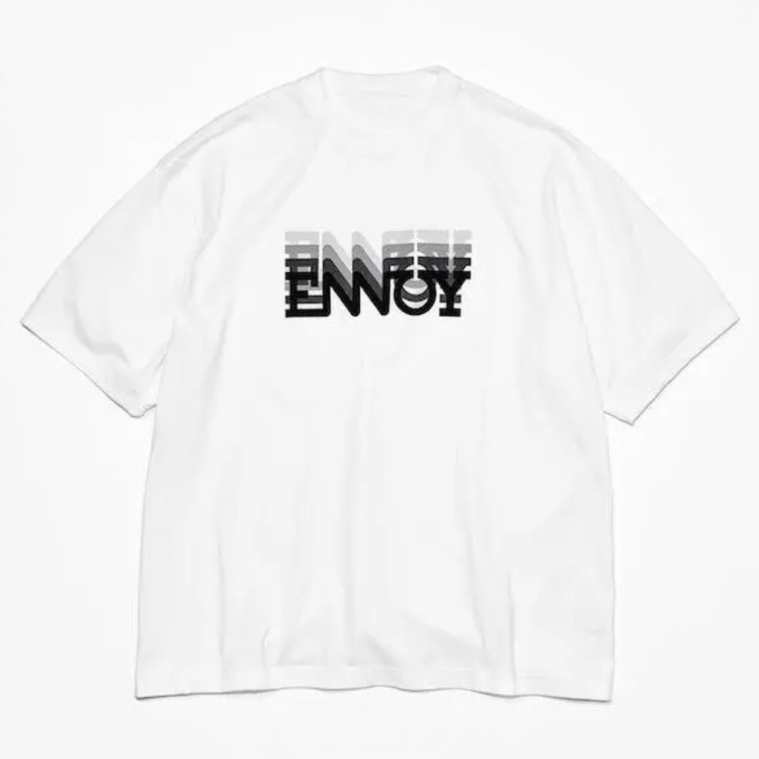 ENNOY ELECTRIC LOGO TEE (WHITE) Mサイズトップス