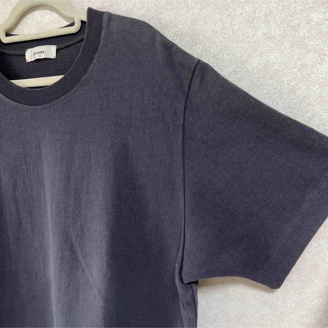 alvana(アルヴァナ)のalvana  アルヴァナ　Tシャツ　カットソー　トップス　レディース　黒 レディースのトップス(Tシャツ(半袖/袖なし))の商品写真