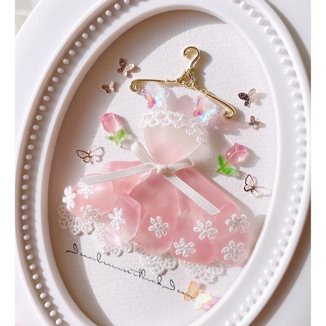 シーグラスアート ♡フルーツの妖精♡ 黒い シーグラスアート ♡フルーツの妖精♡ 黒い