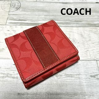 コーチ(COACH)のコーチ CORCH 財布 折り財布 ウォレット レッド レディース 小物 サイフ(財布)