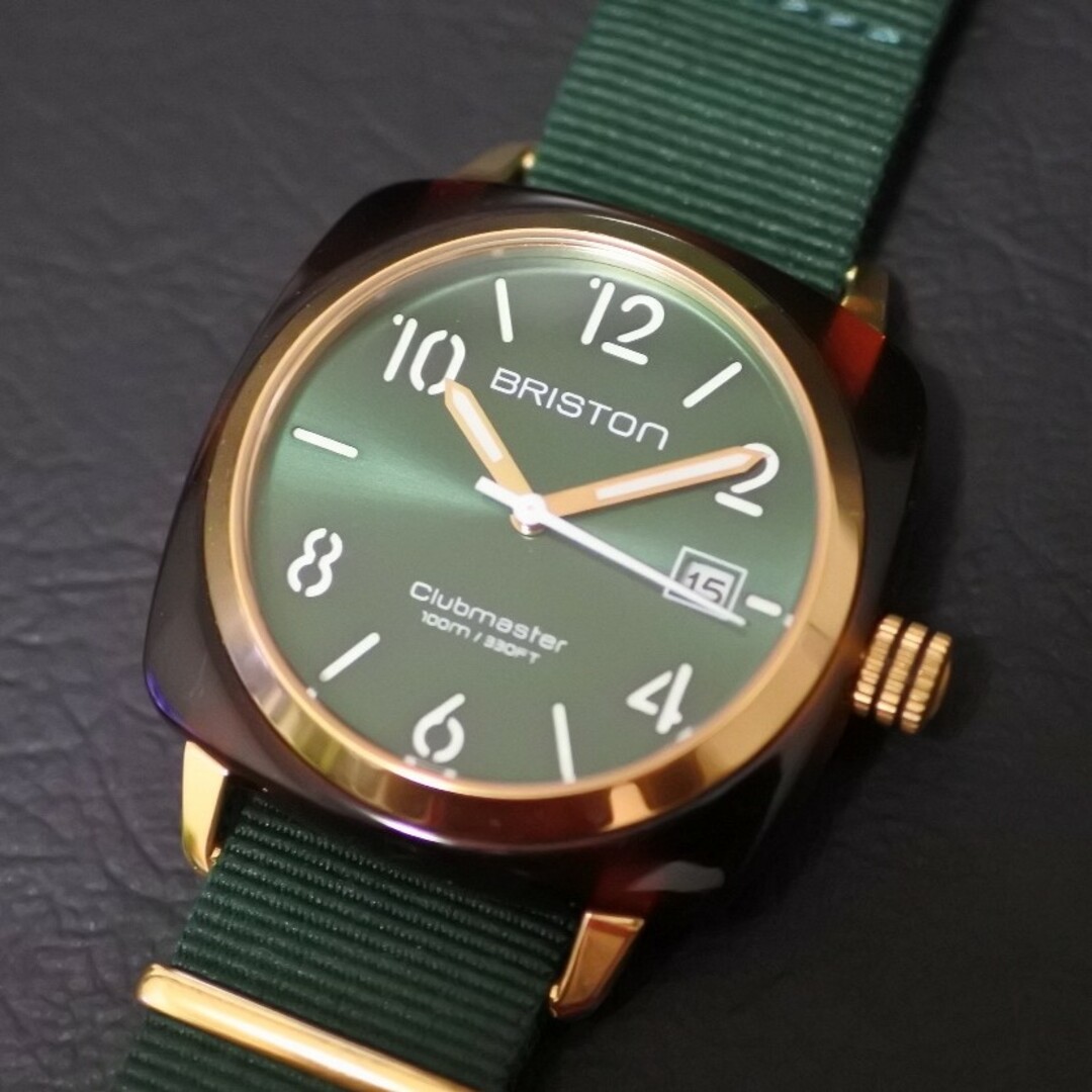 BEAMS(ビームス)の【美品】BRISTON ブリストン Clubmaster 40mm メンズ時計 レディースのファッション小物(腕時計)の商品写真